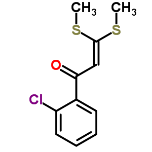 1-(2-Chloro-phenyl)-3,3-bis-methylsulfanyl-propenone Structure,56944-67-3Structure