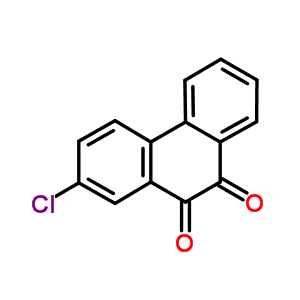 9,10-Phenanthrenedione, 2-chloro- Structure,56961-98-9Structure