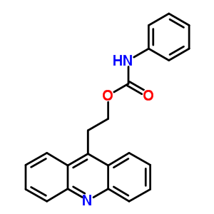 2-Acridin-9-ylethyl n-phenylcarbamate Structure,56962-75-5Structure