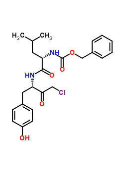 Carbobenzyloxyleucyl-tyrosine chloromethyl ketone Structure,56979-35-2Structure