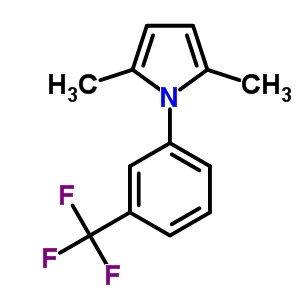 2,5-Dimethyl-1-(3-trifluoromethyl-phenyl)-1H-pyrrole Structure,570-04-7Structure