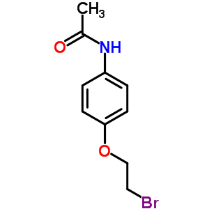 N-[4-(2-Bromo-ethoxy)-phenyl]-acetamide Structure,57011-90-2Structure