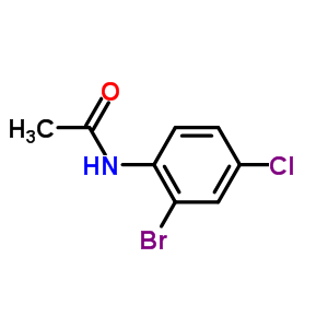 N-(2-bromo-4-chlorophenyl)acetamide Structure,57045-85-9Structure