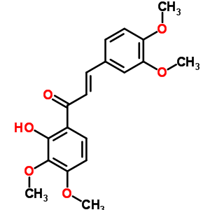 2-Propen-1-one,3-(3,4-dimethoxyphenyl)-1-(2-hydroxy-3,4-dimethoxyphenyl)- Structure,57062-90-5Structure