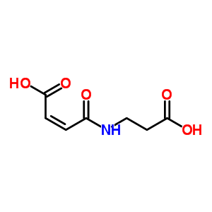 Cis-5-aza-4-oxo-oct-2-en-dioic acid Structure,57079-11-5Structure