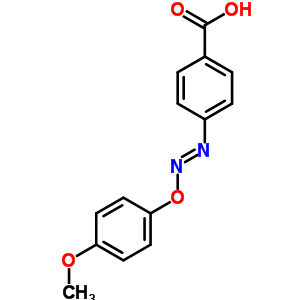 4-((4-Methoxyphenyl)azoxy)-benzoic acid Structure,57107-52-5Structure