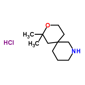 8,8-Dimethyl-9-oxa-2-azaspiro[5.5]undecane hydrochloride Structure,57155-58-5Structure