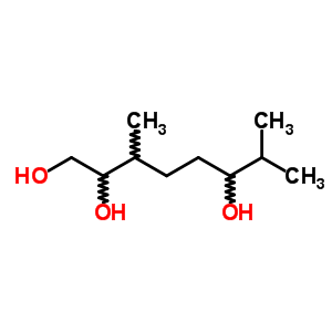 3,7-Dimethyloctane-1,2,6-triol Structure,57197-01-0Structure