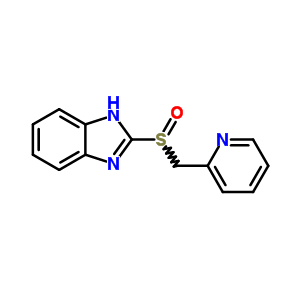 2-[[(2-Pyridinyl)methyl]sulfinyl]benzimidazole Structure,57237-97-5Structure