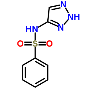 Benzenesulfonamide,n-1h-1,2,3-triazol-4-yl-(9ci) Structure,57241-09-5Structure