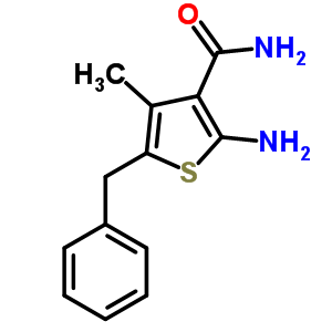 2-Amino-5-benzyl-4-methyl-3-thiophenecarboxamide Structure,57243-81-9Structure