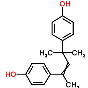 2,4-Bis(4-hydroxyphenyl)-4-methyl-2-pentene Structure,57244-54-9Structure