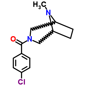 3-(P-chlorobenzoyl)-8-methyl-3,8-diazabicyclo[3.2.1]octane Structure,57269-18-8Structure