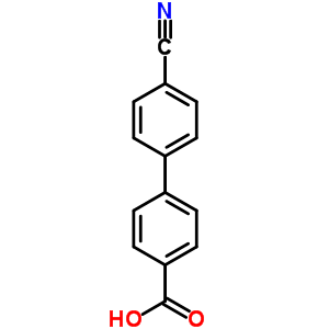 4-Cyano-4-biphenyl carboxylic acid Structure,5728-46-1Structure