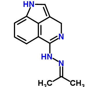 3,4-Dihydropyrrolo[4,3,2-de]isoquinolin-5(1h)-one (1-methylethylidene)hydrazone Structure,57280-97-4Structure