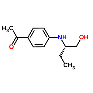 (S)-1-[4-(1-hydroxymethylpropylamino)phenyl]ethanone Structure,572923-32-1Structure