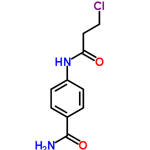 4-[(3-Chloropropanoyl)amino]benzamide Structure,573994-42-0Structure