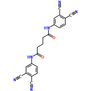 N,n-bis(3,4-dicyanophenyl)pentanediamide Structure,57414-36-5Structure