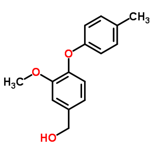 [3-Methoxy-4-(4-methylphenoxy)phenyl]methanol Structure,57422-20-5Structure