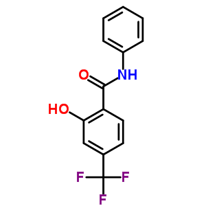 Benzamide,2-hydroxy-n-phenyl-4-(trifluoromethyl)- Structure,575-69-9Structure