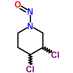 3,4-Dichloronitrosopiperidine Structure,57541-72-7Structure