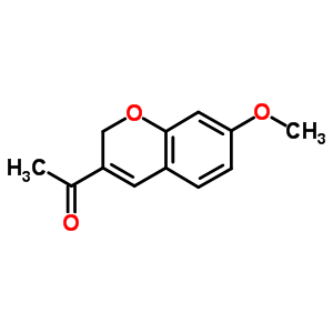 3-Acetyl-7-methoxy-2h-1-benzopyran Structure,57543-55-2Structure