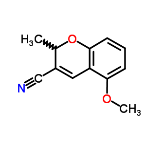 5-Methoxy-2-methyl-2h-1-benzopyran-3-carbonitrile Structure,57543-76-7Structure