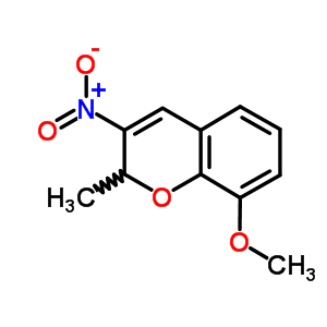 8-Methoxy-2-methyl-3-nitro-2h-1-benzopyran Structure,57543-79-0Structure