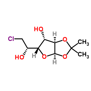 1,2-Isopropylidene-6-chloro-deoxyglucofuranose Structure,57569-50-3Structure