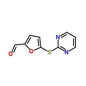 5-(Pyrimidin-2-ylsulfanyl)-furan-2-carbaldehyde Structure,57603-82-4Structure