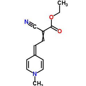 Ethyl 2-cyano-4-(1-methylpyridin-4-ylidene)but-2-enoate Structure,57681-49-9Structure