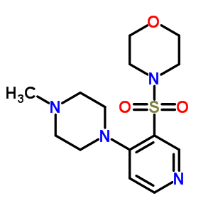 4-[4-(4-Methylpiperazin-1-yl)pyridin-3-yl]sulfonylmorpholine Structure,57725-15-2Structure