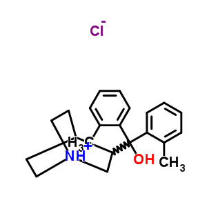 1-Azabicyclo[2.2.2]oct-3-yl[bis(2-methylphenyl)]methanol hydrochloride Structure,57734-70-0Structure