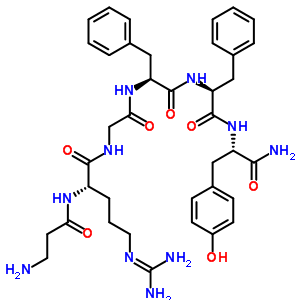 Beta-ala-arg-gly-phe-phe-tyramide Structure,57851-61-3Structure