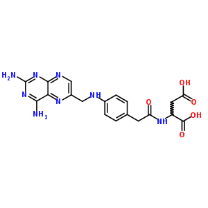 2-[[2-[4-[(2,4-Diaminopteridin-6-yl)methylamino]phenyl]acetyl]amino]butanedioic acid Structure,57963-35-6Structure