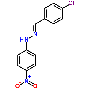 N-[(4-chlorophenyl)methylideneamino]-4-nitro-aniline Structure,5802-79-9Structure