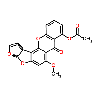 Ortho-acetylsterigmatocystin Structure,58086-32-1Structure