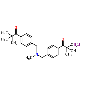 N,n-bis(4-pivaloylbenzyl)methylamine hydrochloride) Structure,58101-75-0Structure