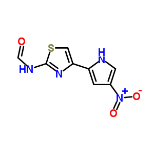 N-[4-(4-nitro-1h-pyrrol-2-yl)-2-thiazolyl ]formamide Structure,58139-57-4Structure