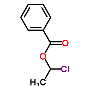 Benzoic acid 1-chloroethyl ester Structure,5819-19-2Structure