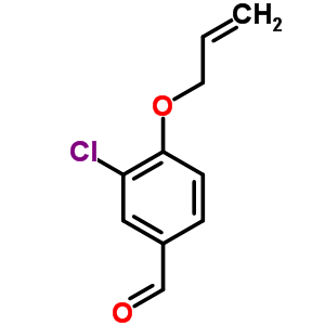 4-Allyloxy-3-chlorobenzaldehyde Structure,58236-91-2Structure