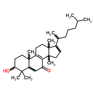 7-Oxo-24,25-dihydrolanosterol Structure,58262-43-4Structure