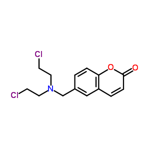 6-[Bis(2-chloroethyl)aminomethyl]chromen-2-one Structure,58265-09-1Structure