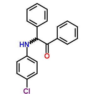 Ethanone,2-[(4-chlorophenyl)amino]-1,2-diphenyl- Structure,58268-09-0Structure