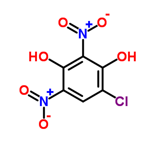 4-Chloro-2,6-dinitro-benzene-1,3-diol Structure,5832-73-5Structure