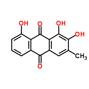 1,2,8-Trihydroxy-3-methylanthraquinone Structure,58322-78-4Structure