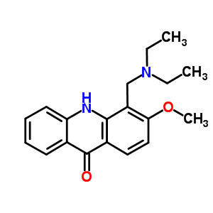 4-[(Diethylamino)methyl ]-3-methoxy-9(10h)-acridinone Structure,58324-13-3Structure