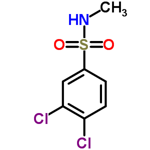 3,4-Dichloro-n-methylbenzenesulfonamide Structure,5836-54-4Structure