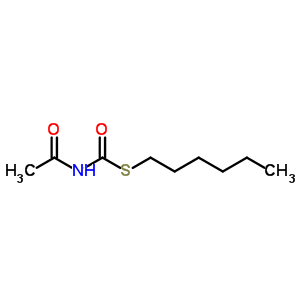 N-hexylsulfanylcarbonylacetamide Structure,58376-99-1Structure