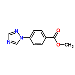 Methyl 4-[1,2,4]triazol-1-yl-benzoate Structure,58419-67-3Structure